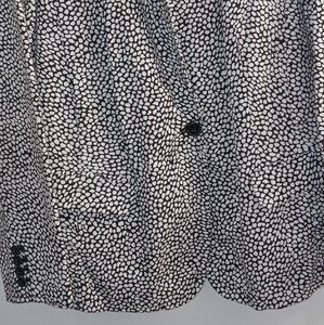 Lane Bryant Black and White Print Blazer sz 28